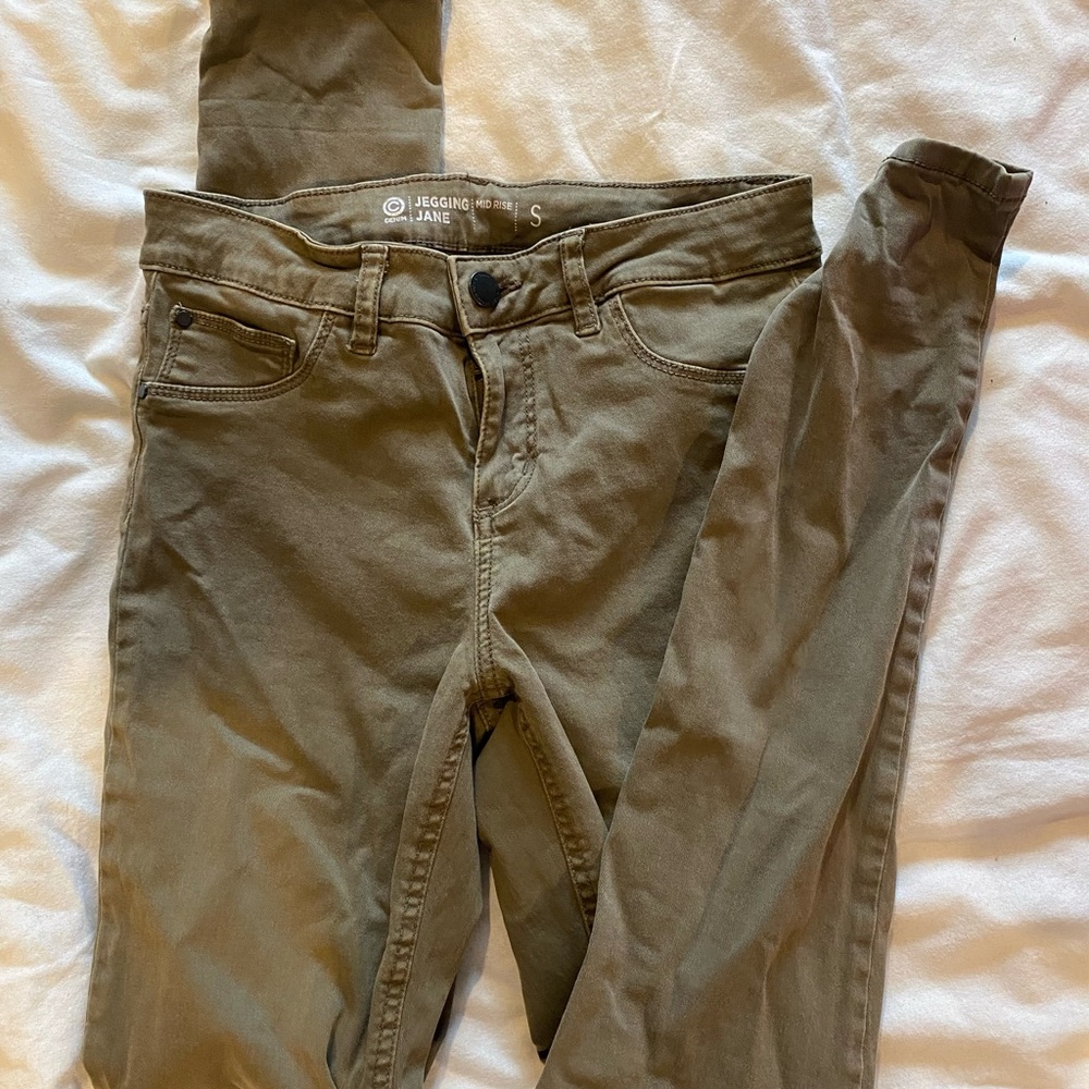 Olive Green Jegging Jeans - Cubus